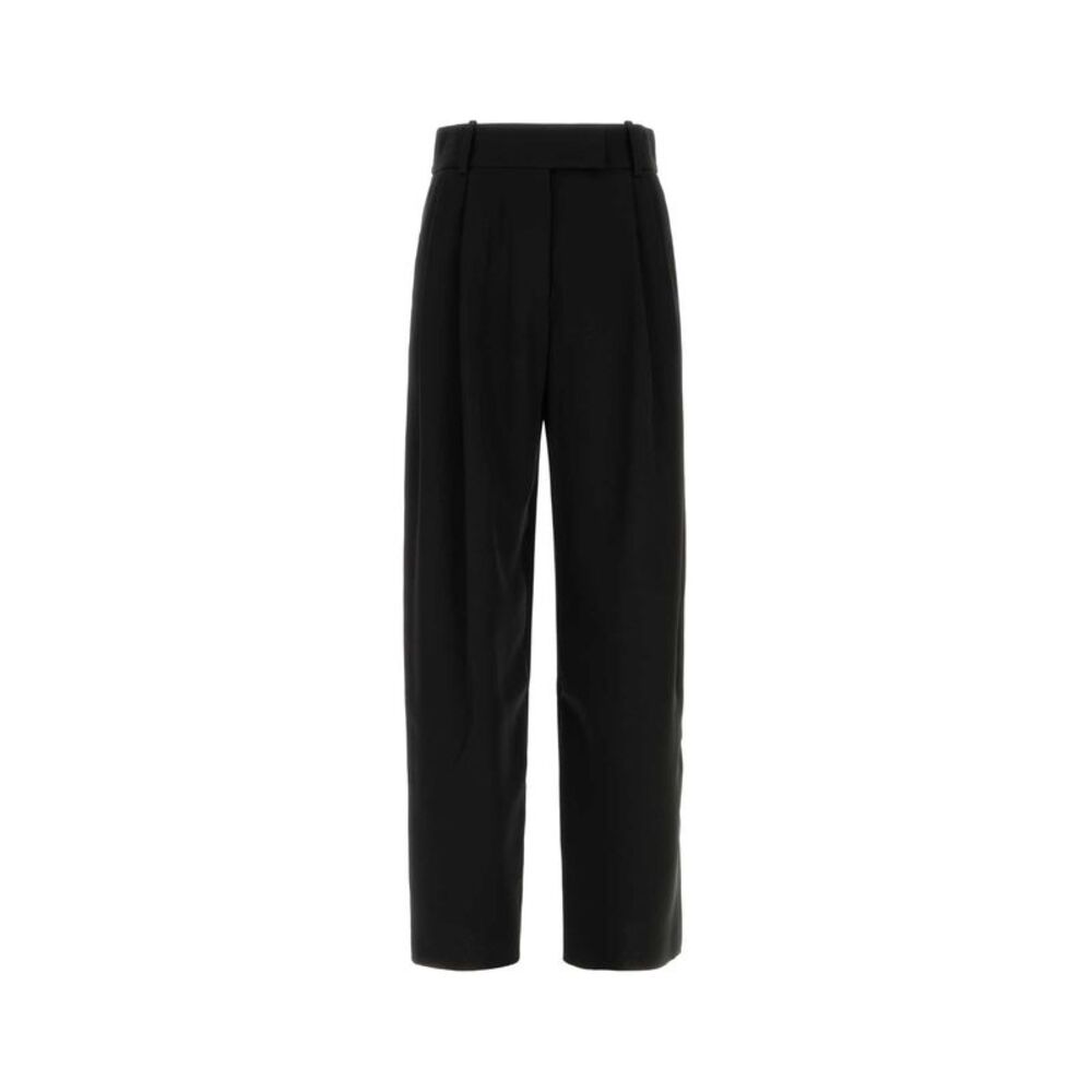 Giorgio Armani Women Black Silk Pant